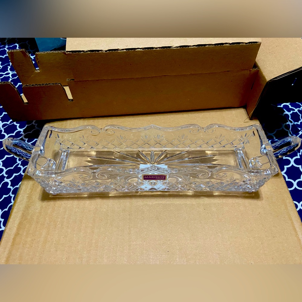 Marquis by Waterford Crystal Cracker Tray